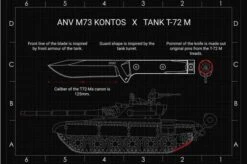 ANV M73 Kontos Stonewashed M73-003 Survival Knife -Morakniv Knives Sale ANVM73 003 09 anv knives