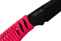 ANV Knives P100 Sleipner Cerakote, Pink Paracord, P100-044, Black Kydex Sheath, Neck Knife -Morakniv Knives Sale ANVP100 044 05 anv 1