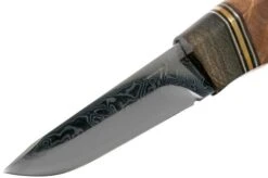 Autine Puukko, Stainless Damascus, Brown RH Sheath -Morakniv Knives Sale AT PUUKO DAM 03 autine