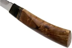 Autine Puukko, Stainless Damascus, Brown RH Sheath -Morakniv Knives Sale AT PUUKO DAM 04 autine