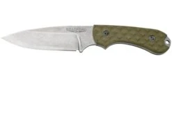 Bradford Knives Guardian 3, 32S-002-MC MagnaCut Sabre Stonewashed, Textured OD Green G10, Fixed Knife