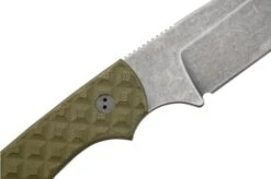Bradford Knives Guardian 3, 32S-002-MC MagnaCut Sabre Stonewashed, Textured OD Green G10, Fixed Knife -Morakniv Knives Sale BDK 32S 002 MC 05 brandford