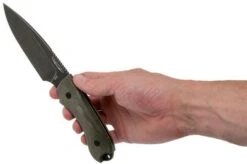 Bradford Knives 3D OD Green Micarta, Guardian4, Sabre, Nimbus Finish, Black Fasteners -Morakniv Knives Sale BDK 4S 102N 06 bradford knives