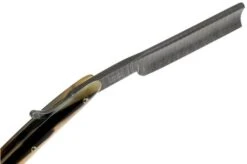 Böker Manufaktur Damascus Horn Straight Razor 140523DAM -Morakniv Knives Sale BO140523DAM 04 boker