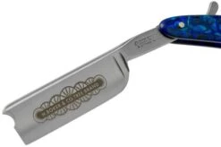 Böker Manufaktur Blue Shell 140557 Straight Razor -Morakniv Knives Sale BO140557 03 boker