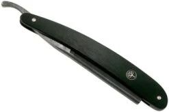 Böker Manufaktur Ebony Damascus Straight Razor 140609DAM -Morakniv Knives Sale BO140609DAM 06 boker