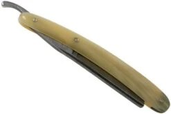 Böker Manufaktur Damascus Horn Straight Razor 140623DAM -Morakniv Knives Sale BO140623DAM 06 boker