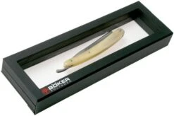 Böker Manufaktur Damascus Horn Straight Razor 140623DAM -Morakniv Knives Sale BO140623DAM 07 boker