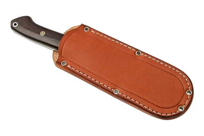 Bark River Classic Drop Point Hunter CPM S45VN Burgundy Canvas Micarta Mosaic Pins, Fixed Knife 6 Bark River Classic Drop Point Hunter CPM S45VN Burgundy Canvas Micarta Mosaic Pins, Fixed Knife - Image 6