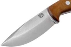 Bark River North Country EDC 2 CPM S45VN Natural Canvas Micarta Fixed Knife -Morakniv Knives Sale BRK02 184NCM 03 bark river knives