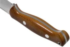 Bark River North Country EDC 2 CPM S45VN Natural Canvas Micarta Fixed Knife -Morakniv Knives Sale BRK02 184NCM 04 bark river knives