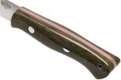 Bark River Aurora A2 Green Canvas Micarta Red Liner, Bushcraft Knife -Morakniv Knives Sale BRK06 115GCMRL 05 bark river knives