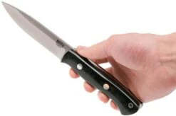 Bark River Aurora 3V, Black Canvas Micarta Bushcraft Knife -Morakniv Knives Sale BRK06 122 3VBLC 07 bark river brk06 122 3vblc 07