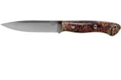 Bark River Aurora CPM 3V, Purple Gold Elder Burl Bushcraft Knife