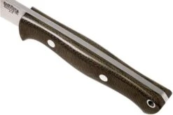 Bark River Gunny A2, Green Canvas Micarta, Brown Sheath -Morakniv Knives Sale BRK07 011GNC RS 05 bark river brk07 011gnc rs 05
