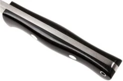 Bark River Bravo 1 A2 FHG Rampless, Black Linen Micarta, Brown Sheath -Morakniv Knives Sale BRK07 111BRKL RS 05 bark river brk07 111brkl rs 05