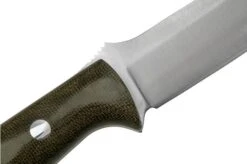Bark River Bravo 1 A2 Green Canvas Micarta, Bushcraft Knife -Morakniv Knives Sale BRK07 111GNC 05 barkriver