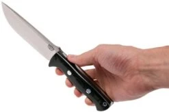 Bark River Bravo 1.2 CPM 3V, Black Canvas Micarta, Brown Sheath -Morakniv Knives Sale BRK07 123BRKC 07 bark river bravo brk07 123brkc 07