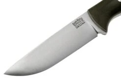 Bark River Bravo 1 Cru-Wear, Rampless, Green Canvas Micarta, Bushcraft Knife -Morakniv Knives Sale BRK07 161GCM RL 03 barkriver