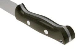 Bark River Bravo 1 Cru-Wear, Rampless, Green Canvas Micarta, Bushcraft Knife -Morakniv Knives Sale BRK07 161GCM RL 04 barkriver