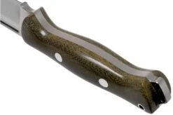 Bark River Bravo Squad Leader CPM 3V, Green Canvas Micarta -Morakniv Knives Sale BRK07 222GCM 04 bark river knives
