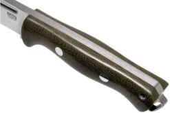 Bark River Bravo Squad Leader CPM 3V, Green Canvas Micarta -Morakniv Knives Sale BRK07 222GCM 05 bark river knives