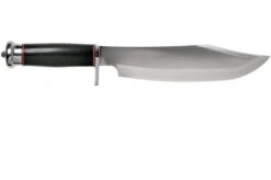 Bark River Shining Mountain Bowie A2 Black Canvas Micarta, Single Quillion Bowie Knife -Morakniv Knives Sale BRK08 212BRKC01 02 bark river knives