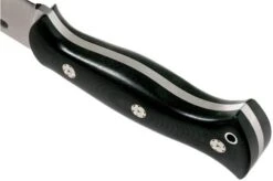 Bark River Cub CPM 3V, Black Linen Micarta, Mosaic Pins Bushcraft Knife -Morakniv Knives Sale BRK08 221BKC 3MP 04 bark river