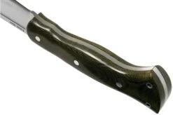 Bark River JX5 Vengeful 1 CPM 3V Green Canvas Micarta Machete -Morakniv Knives Sale BRK10 123GCM 04 bark river knives