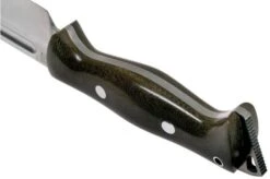 Bark River Bravo Tope Recon CPM 3V Green Canvas Micarta Rampless Survival Knife -Morakniv Knives Sale BRK10 221GCMR 04 bark river knives