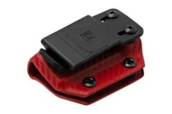 Clip And Carry Kydex Sheath Leatherman Signal, Carbon Fiber Red LSGNL-CF-RED Belt Holster -Morakniv Knives Sale CALSGNL CF RED 03 clipandcarry