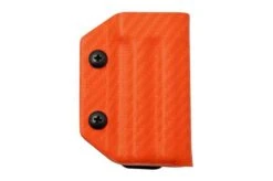 Clip And Carry Kydex Sheath Victorinox SwissTool, Carbon Fiber Orange VSTOOL-CF-ORNG Belt Holster