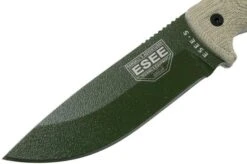 ESEE Model 5 OD Green Blade 3D Green Canvas Micarta Survival Knife 5POD-017 Kydex Sheath + Clip Plate -Morakniv Knives Sale EE 5POD 017 03 esee knives