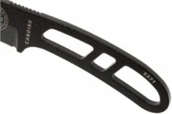 ESEE Candiru Black CAN-B Neck Knife With Black Sheath + Belt Clip -Morakniv Knives Sale EE CAN B 03 esee knives candiru black ee can b d3