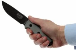 ESEE Model 4 Black Blade, Grey Handle 4P-KO Survival Knife Without Sheath -Morakniv Knives Sale EE ESEE 4P KO 06 esee knives model 4 ee esee 4p ko d6