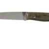 EnZo Trapper 115 - Elmax Flat - Green Canvas Micarta - 2067 With Firesteel