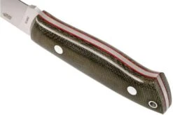 EnZo Trapper 115 - Elmax Flat - Green Canvas Micarta - 2067 With Firesteel -Morakniv Knives Sale ENZ 2067 04 enzo enz 2067 04