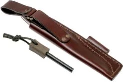 EnZo Trapper 115 - Elmax Flat - Green Canvas Micarta - 2067 With Firesteel -Morakniv Knives Sale ENZ 2067 08 enzo enz 2067 08