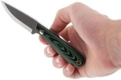 Enzo Necker 70, Green Micarta, Leather Sheath 9804 -Morakniv Knives Sale ENZ 9804 06 enzo necker 70 enz 9804 06