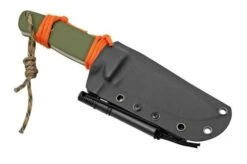 Black Fox Vesuvius Stonewashed D2 Blade, OD Green G10 Fixed Knife -Morakniv Knives Sale FOBF 710D2OD 06 blackfox