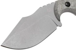 Fox Knives Monkey Thumper FX-633MOD OD Green Canvas Micarta Fixed Knife, Ken Vehikite Design -Morakniv Knives Sale FOFX 633MOD 03 fox knives