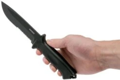 Gerber Prodigy Fixed Blade Black Serrated 22-01121 Fixed Knife -Morakniv Knives Sale GE22 01121 06 gerber ge22 01121 06