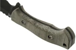 Rick Hinderer Ranch Harpoon Spanto Battle Black Green Micarta Survival Knife -Morakniv Knives Sale HRK TRH SPSWBK GM 04 rick hinderer knives