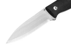 J.E. Made BushCraft ScandiGrind, Black Micarta Bushcraft Knife -Morakniv Knives Sale JM BU SG SW 03 jemade