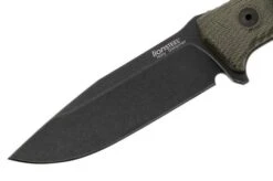 LionSteel M5B Sleipner Black, Green Canvas Micarta Survival Knife -Morakniv Knives Sale LI M5B CVG 03 lionsteel