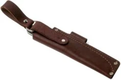 LT Wright Genesis Flat Grind, A2, Matte Black Micarta, Leather Sheath, Bushcraft Knife -Morakniv Knives Sale LT GEN FL BM LS 07 lt wright