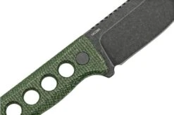 QSP Knife Canary QS141-C2 Blackwashed, Black Green G10, Neck Knife -Morakniv Knives Sale QS141 C2 05 qsp