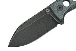 QSP Knife Canary QS141-D2 Blackwashed, Denim Micarta, Neck Knife -Morakniv Knives Sale QS141 D2 03 qsp