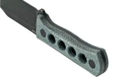 QSP Knife Canary QS141-D2 Blackwashed, Denim Micarta, Neck Knife -Morakniv Knives Sale QS141 D2 04 qsp