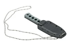 QSP Knife Canary QS141-D2 Blackwashed, Denim Micarta, Neck Knife -Morakniv Knives Sale QS141 D2 06 qsp